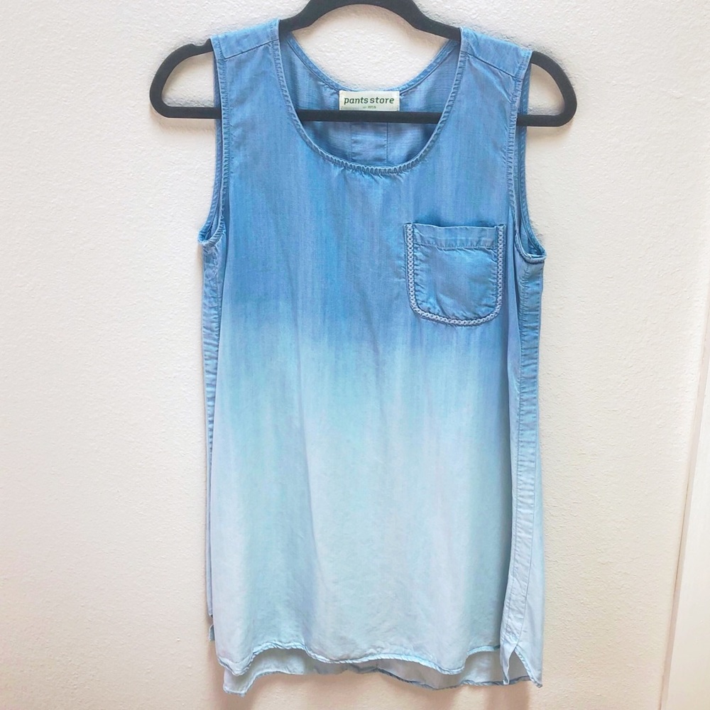 ✨NWOT Pants Store Chambray Shift Dress